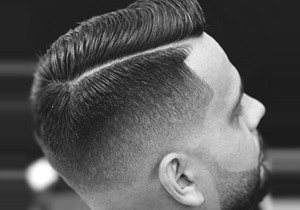 Comb Over Fade Haircut For Men